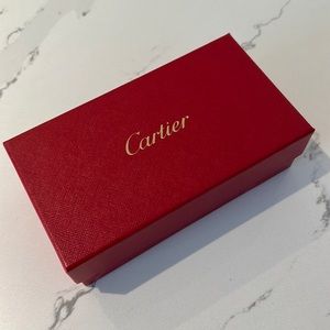 Cartier red sunglasses box with original paperwork prestige jewelry box luxury